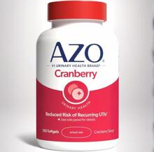亚马逊TK美客多现货AZO软胶囊蔓越莓橡皮软胶囊D-甘露糖和维生素