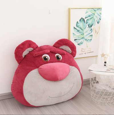 Bear head pillow 40cm / Random colors