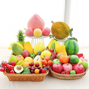 Simulated Fruit and Vegetable Model Ornaments, Kidsren's Toys, Decorative Props, Supermarket Apple Area Plastic Photography