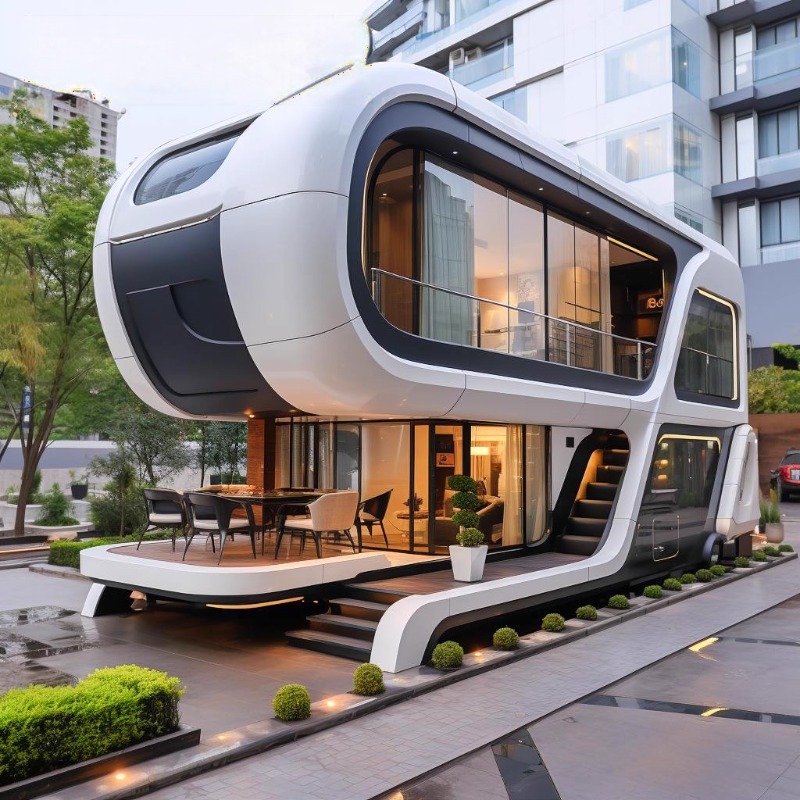 Casa móvil cápsula espacial red hotel residencial sala de estilo estrella sala cápsula hotel comercial oficina de granero de manzanas