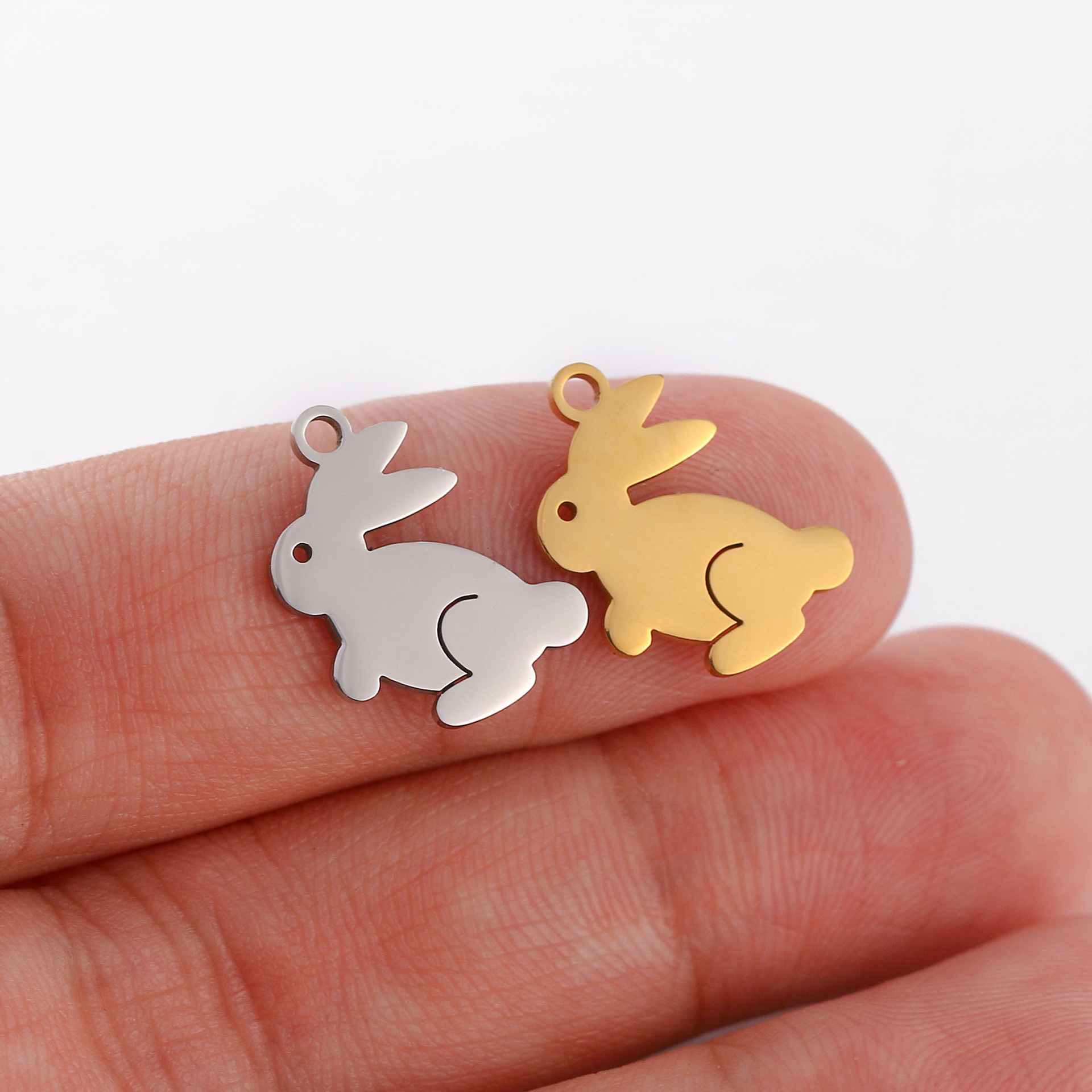 10g Weight Pendant Jewelry Making Type Jewelry Accessories Classification 5 PCS/Package Quantity 304 Stainless Steel Material Rabbit, Animal, Squirrel, Owl Pattern All Seasons Season Polished Finish Cute, Simple Style Style 5 PCS/Package 304 Stainless Steel Rabbit Animal Squirrel Polished Pendant Jewelry Accessories 4