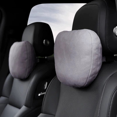 Use, Universal Driving Pillow, Headrest - gray-pair-of-headrests