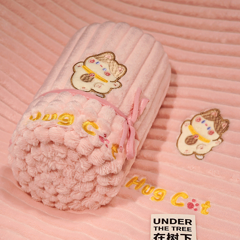 abrazar gatos estriados mantas de coral mantas de peluche correa de oficina portátil estudiantes de clase siesta mantas al por mayor