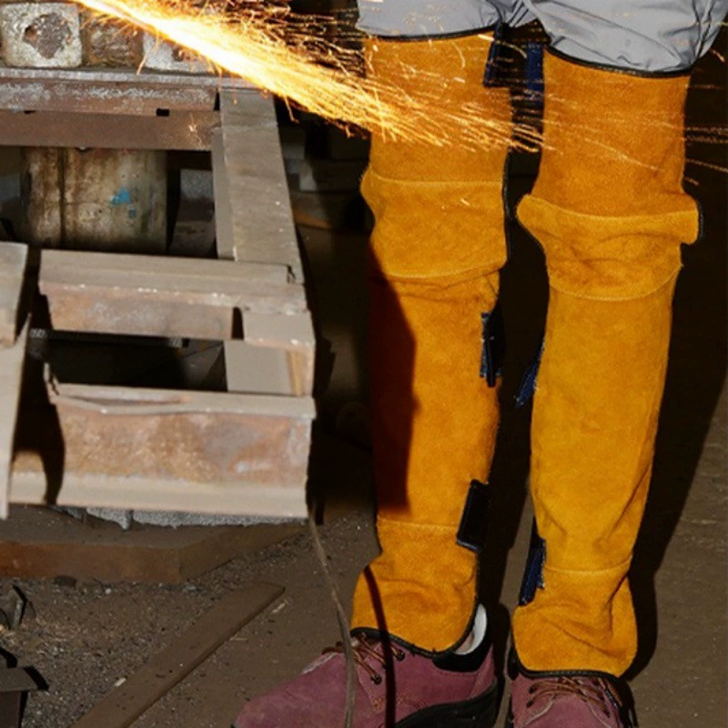 Оптовая продажа высококачественного износостойкого теплоизоляционного наколенников из коровьей кожи