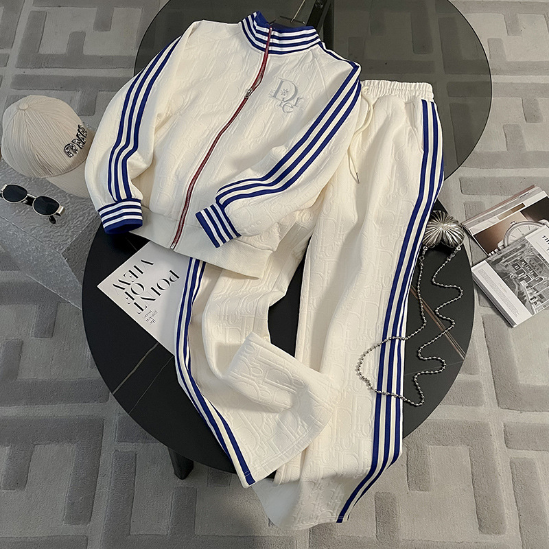 Women's Sportswear Set 2025 New Autumn Trendy High-End Casual Sweatshirt Two-Piece Set