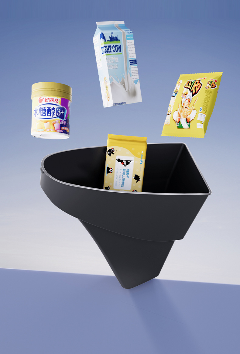 Suitable for the New Version of Tesla Model Y/3 Door Storage Box Storage Box Car Trash Can Accessories