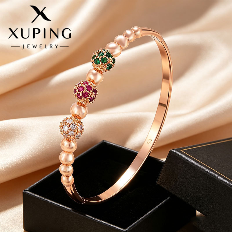 Pulsera de Cuentas de Colores de Aleación Chapado en 18K image 7