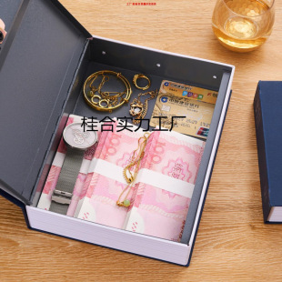 Book Safe Mini Small Lockable Hidden Password Home Anti-Theft Storage Box