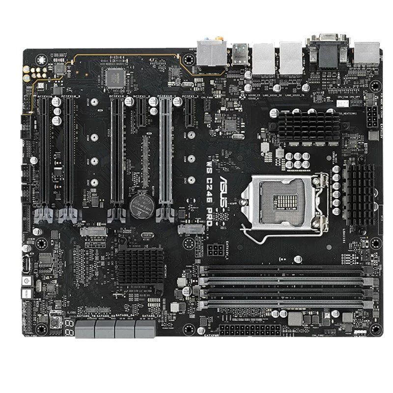 Applicable workstation Intel ASUS WS C246 Pro motherboard supports the most Core processor