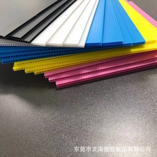 Wenhai hollow board customized pp plastic board plastic central control corrugated board electrostatic 3-5mm universal board production