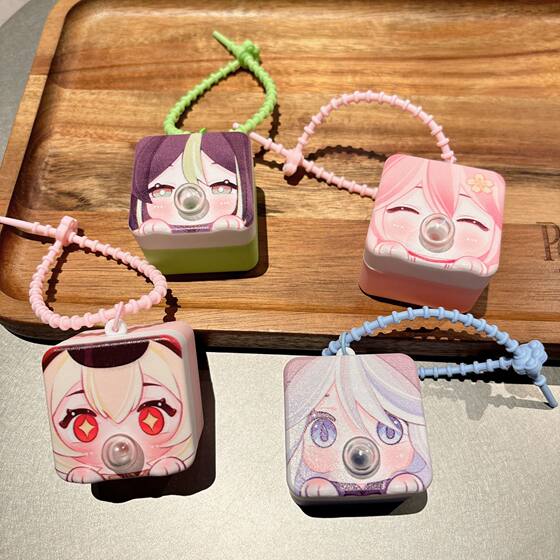 Sanrio decompression spit bubble small box gift small gift accessories keychain keychain pendant wholesale pendant