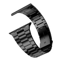 适用于applewatch金属三株表带苹果三株一体表带轻薄款小蛮腰