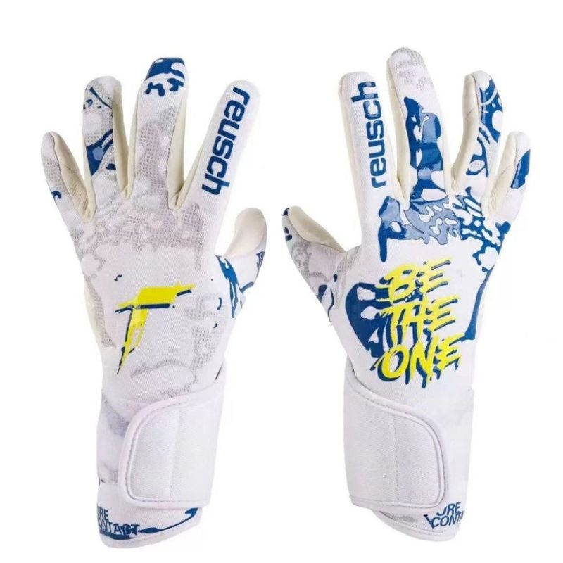 New youth and adult goalkeeper gloves, made with latex for durability and anti-slip grip, suitable for both matches and training