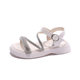 Girls' Shoes Children Princess Roman Sandals 2025 New Summer Middle and Big Kids Girls Crystal Soft Sole Hair
