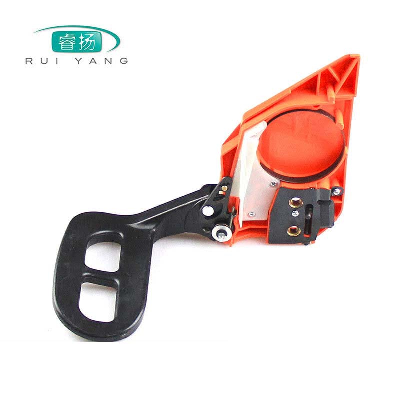 油锯刹车板 导板压紧侧盖 园林小型油锯配件 52油锯刹车总成