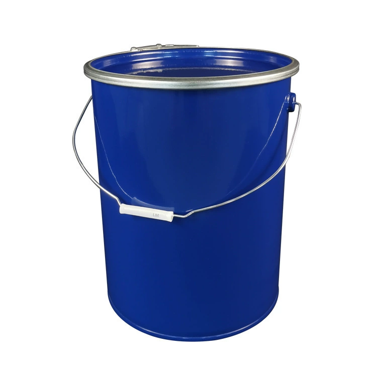 Утолщенная прямая стальная бочка 20л, 20kg кг, пресс-пластина, присоска, термоплавкий клей, латекс, железная бочка PUR