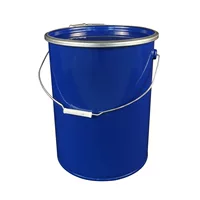 Утолщенная прямая стальная бочка 20л, 20kg кг, пресс-пластина, присоска, термоплавкий клей, латекс, железная бочка PUR