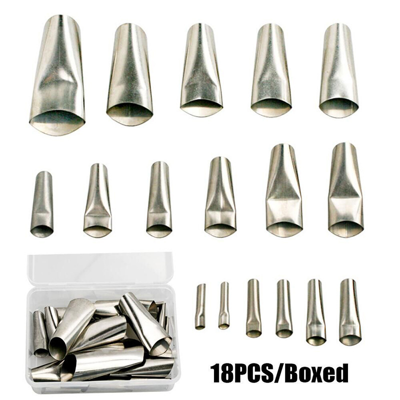 跨境盒装18件套填缝工具不锈钢填缝喷嘴涂抹器水接头修整