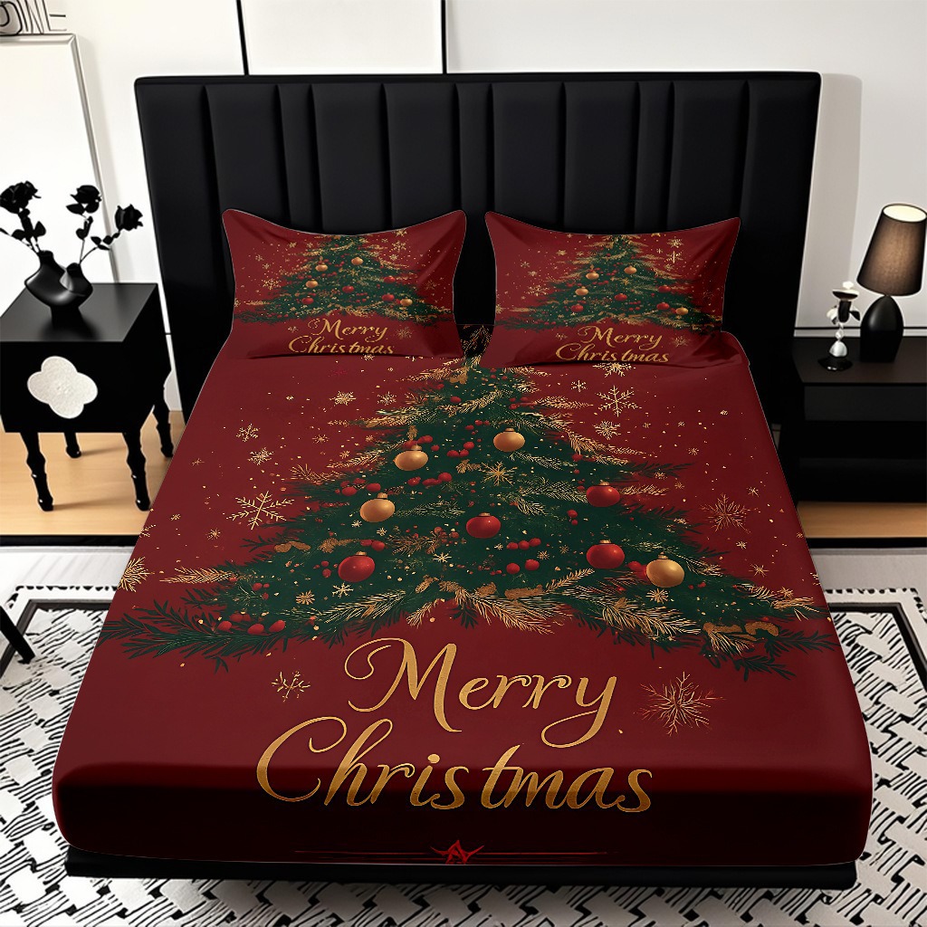 TEMU / JIT Navidad impresión digital cama Kasa Kit suave transpirable impresión digital de alta definición para diseñar
