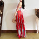 Cross-border 2025 European and American-style Spring New Women's Solid Color Slim-fit High Waist Fashion Hanging Neck Backless Sleeveless dress