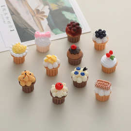 仿真立体食完水果蛋糕  新款树脂饰品配件diy手机壳钥匙扣配件批