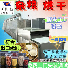 黄豆烘干机设备 燕麦红豆烘焙烘烤生产线 花生黑豆杂粮熟化设备