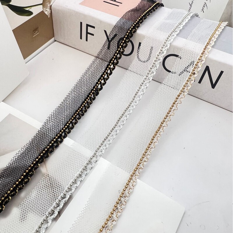 Colored Diamond Mesh Edge Ear Diamond Chain Lace Clothing Accessories Clothing Edge Decorative Chain Colored Diamond Mesh Edge Ear Diamond Chain Lace Clothing Accessories Clothing Edge Decorative Chain
