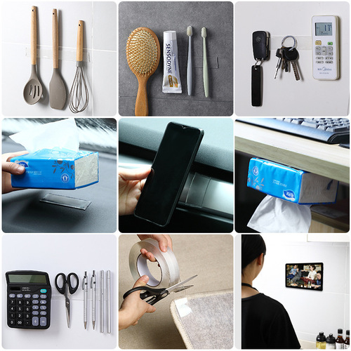 Transparent glue, traceless double-sided tape, non-slip washable tape, thickened acrylic glue, widened fixed sticker wholesale