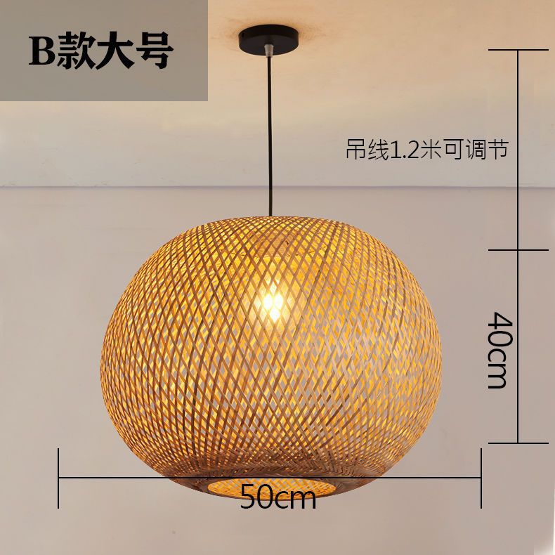 Linterna de personalidad creativa, pantalla japonesa de bambú, candelabro de arte de bambú, bambú, salón de té Zen, mesa de té, lámpara de bambú