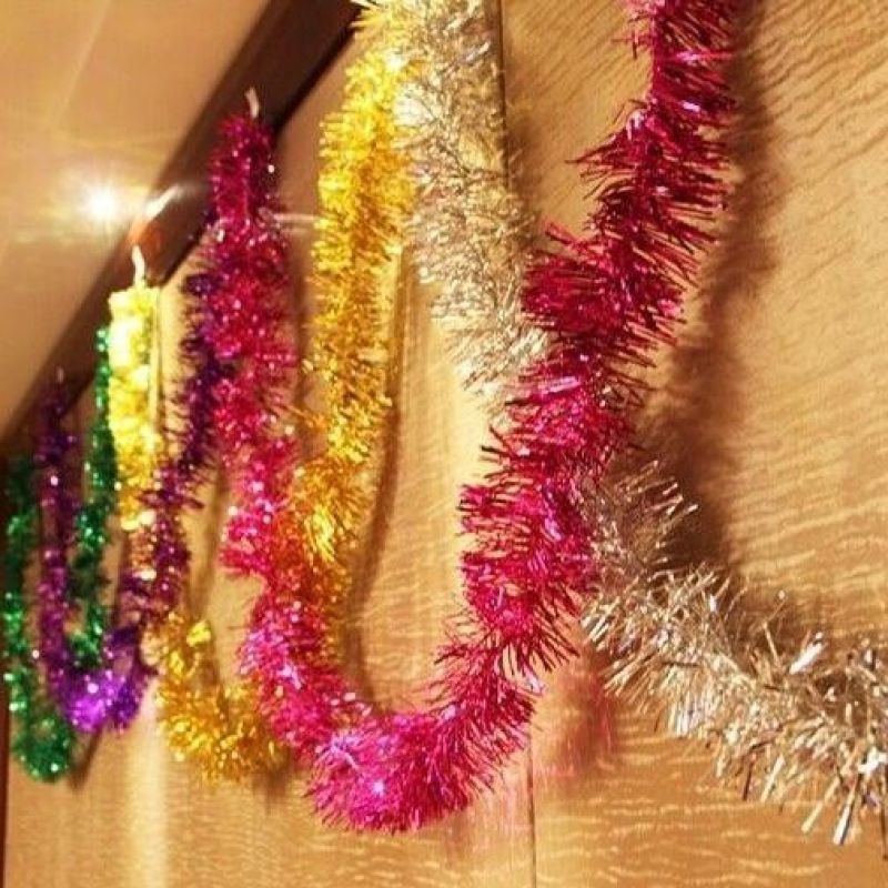 Cinta alargada, tiras de colores, suministros de boda, tiras de lana de año nuevo, flores, cumpleaños de año nuevo, Navidad, decoración de escaleras de boda