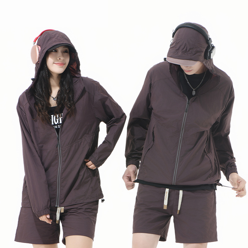 Original Gauze Type Outdoor Skin Clothing for Men and Women, Cool and Anti-Uv Sun Protection Clothing Upf50+ Sun Protection Clothing Jacket