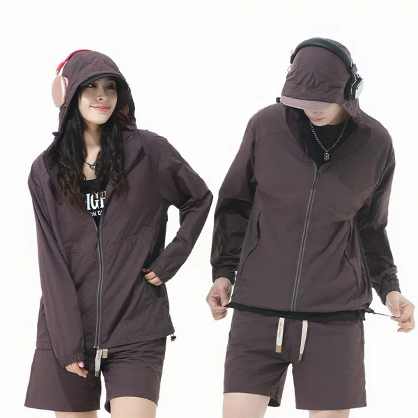 Original Gauze Type Outdoor Skin Clothing for Men and Women, Cool and Anti-Uv Sun Protection Clothing Upf50+ Sun Protection Clothing Jacket