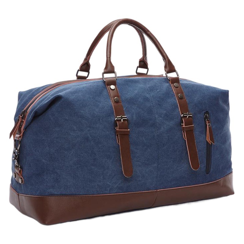 Bolsa de lona casual transfronteriza bolsa de viaje al aire libre bolsa de equipaje de gran capacidad para hombres y mujeres bolsa de mensajero portátil