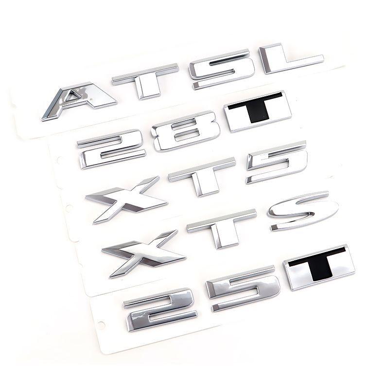 Specialized Cadillac Atsl English Rear Emblem Xts Ct6 Xt5 Modified Xt4 Awd Lettering Car Sticker Emblem