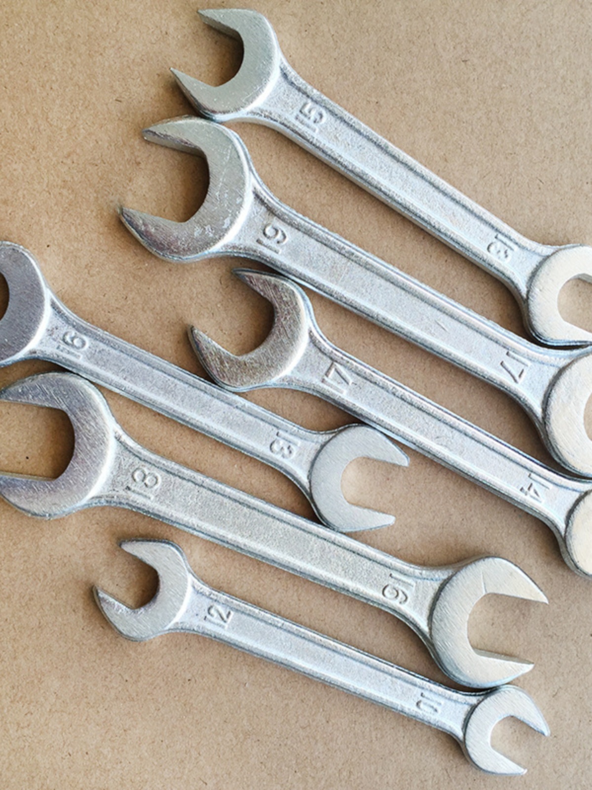 浇铸抛光螺纹钢扭矩扳手 镀锌双头延长杆扳手多功能工具 开口扳手