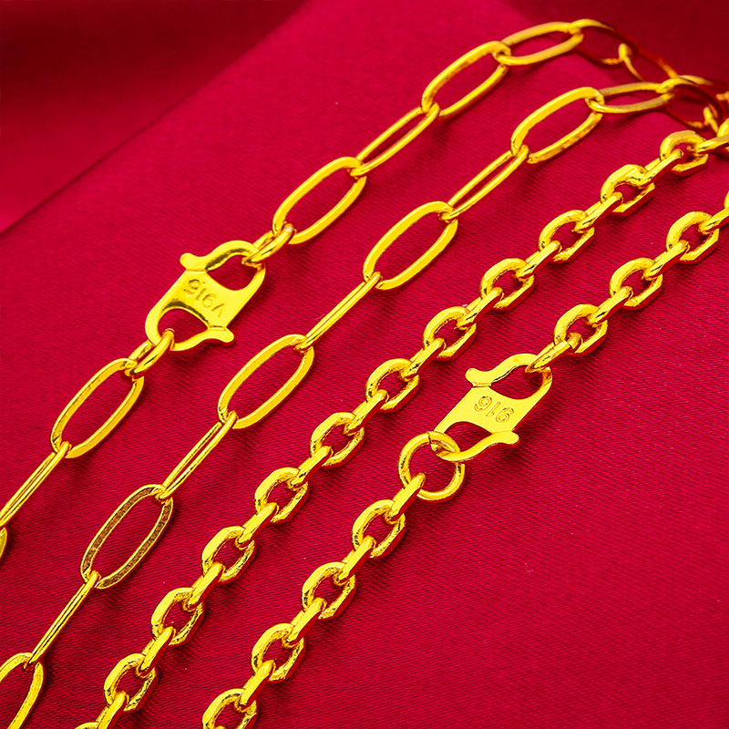 Vietnam Shajin Ladies 70cm Chain S Buckle Cross Border Jewelry Necklace Wholesale 70cm Necklace