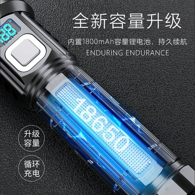 Cross-Border Outdoor High-Intensity Flashlight, UV fənərlər