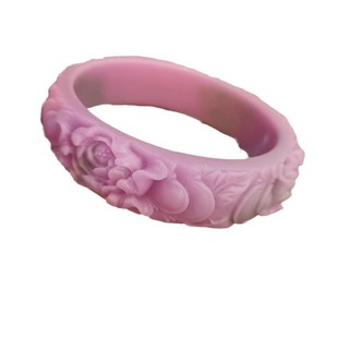 New artificial imitation salt source agate bracelet jade crafts carved jade bracelet colorful jade live wholesale supply
