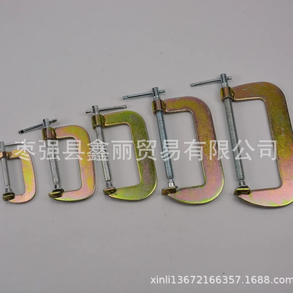 批发C型夹木工卡兰5寸G字夹固定夹石材夹G形夹木工夹