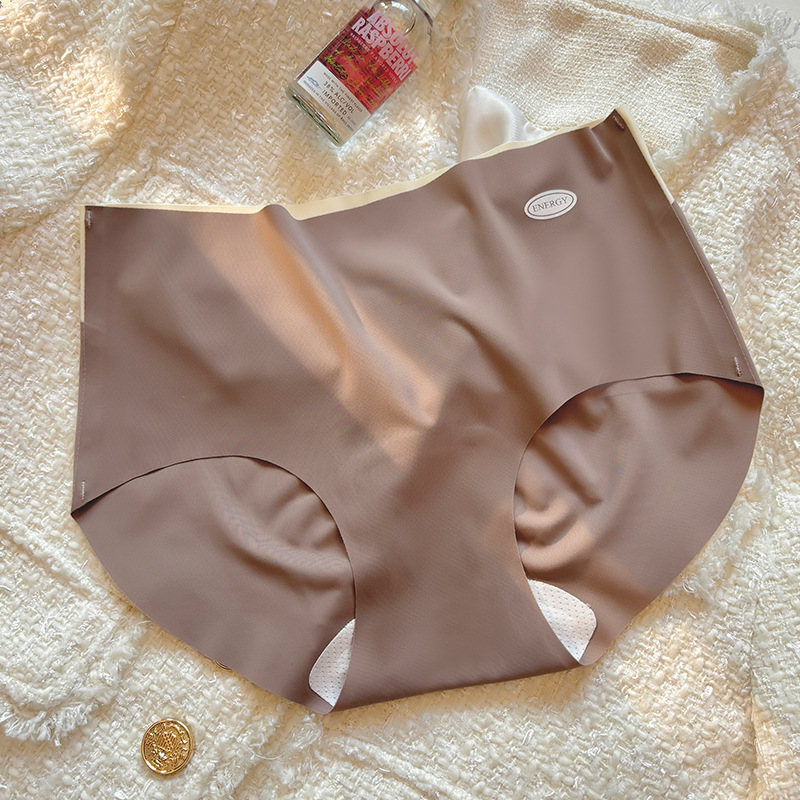 女の子用シームレスアイスシルク下着、セクシーなピーチヒップ3Dマスクパンツ、ヌード感、ヒップカバー、快適でぴったりフィットする女性用下着|undefined