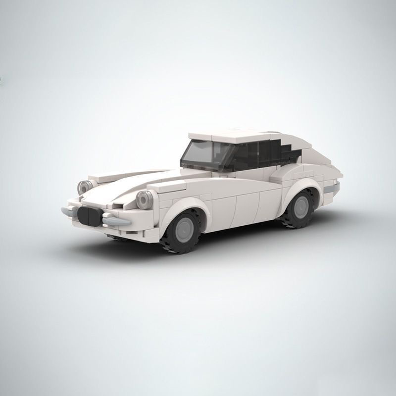 Domestic toys MOC-42974 compatible with Lego Jaguar E-Type retro sports car assembled building blocks educational model