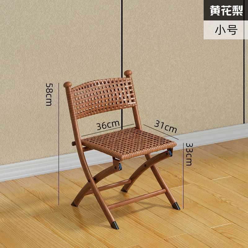 Sillas plegables de balcón casera sillas de caña de plástico respaldo sillas pequeñas sillas al aire libre solo mazza taburetes sillas de comedor