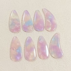 Manufacturer wholesale color polymer guzheng nails professional playing type double arc guzheng nails for adults and children