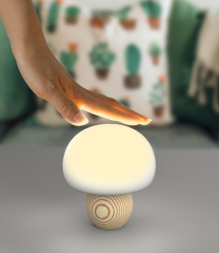 创意礼品led硅胶小夜灯智能家居定时床头喂奶台灯原