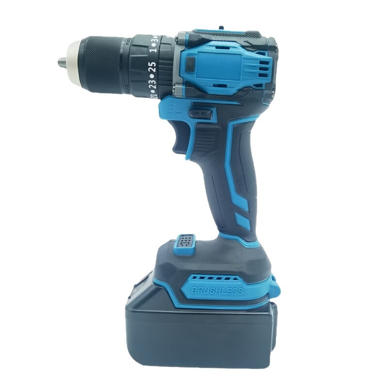 電気ドリル電動工具 13 ミリメートル 3 機能マキタブラシレスボール盤リチウム電池ハンドドリル 2 電池と 1 充電器|undefined