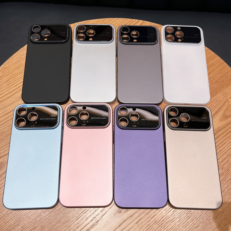 适用苹果16手机壳高级感15简约141312秒变17大视窗iPhone11磨砂PC|undefined