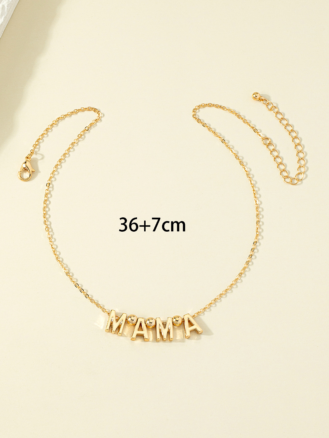 Fashion Letter Alloy Plating Necklace