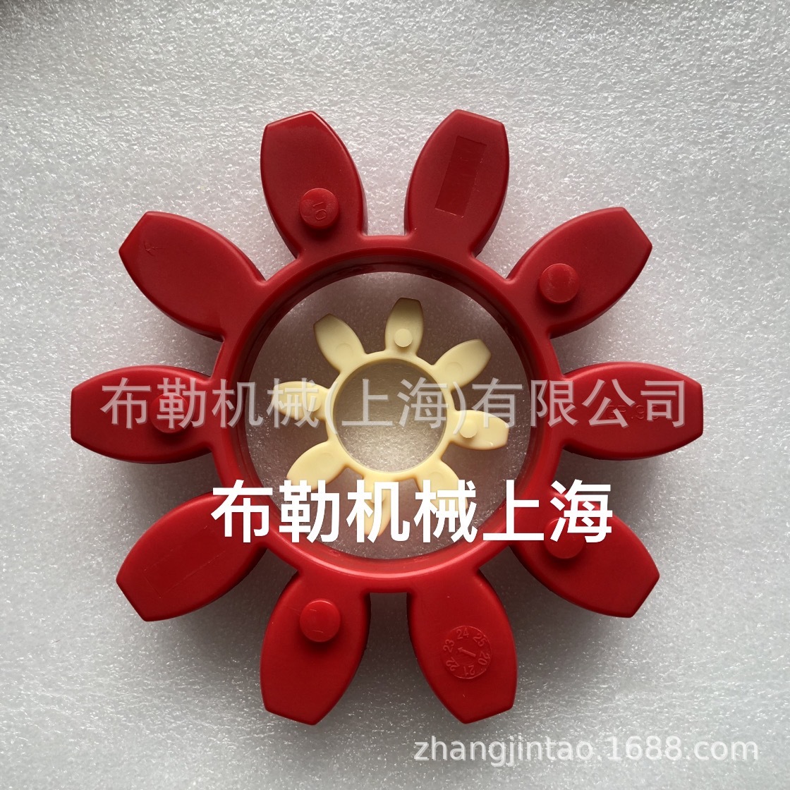 聚氨酯梅花联轴器对轮胶LOVEJOY红色SPIDER98A缓冲垫62076弹性体