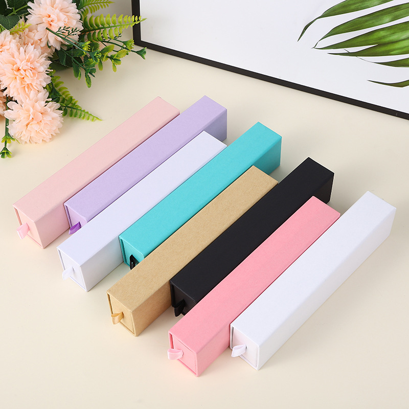 Necklace Bracelet Watch Earrings Jewelry Box Portable Paper Packaging Drawer Box Hot Selling Jewelry Cosmetics Jewelry Box