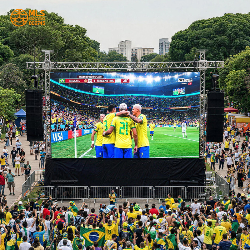 Stadium Fence Screen Led Display Screen Outdoor Stadium Fence Movable Advertising Screen Manufacturer Customized P2.6